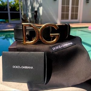 🚫 SOLD 🚫Dolce & Gabbana Vitello Belt